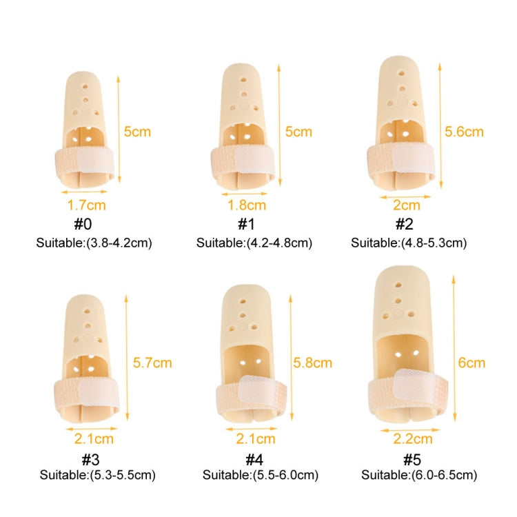 4 PCS Finger Splint Brace Adjustable Finger Support Protector For Fingers Arthritis Joint Finger Injury, Specification: No. 2: 48-52mm(Complexion) - Corrector by PMC Jewellery | Online Shopping South Africa | PMC Jewellery