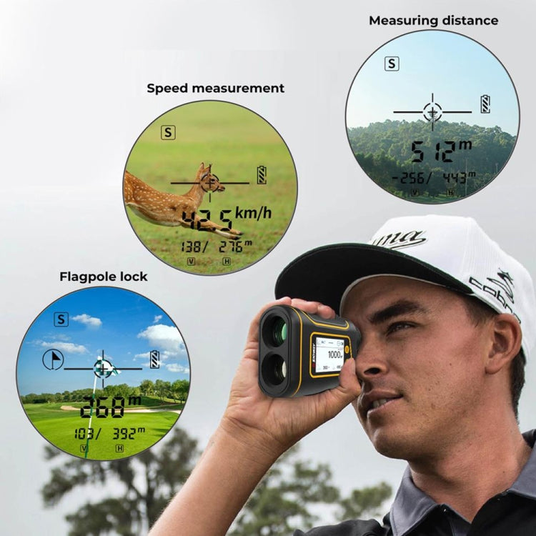 SNDWAY Rangefinder Instrument Outdoor Telescope Golf Measuring Instrument, Model: SW1000B 1000m - Laser Rangefinder by SNDWAY | Online Shopping South Africa | PMC Jewellery | Buy Now Pay Later Mobicred