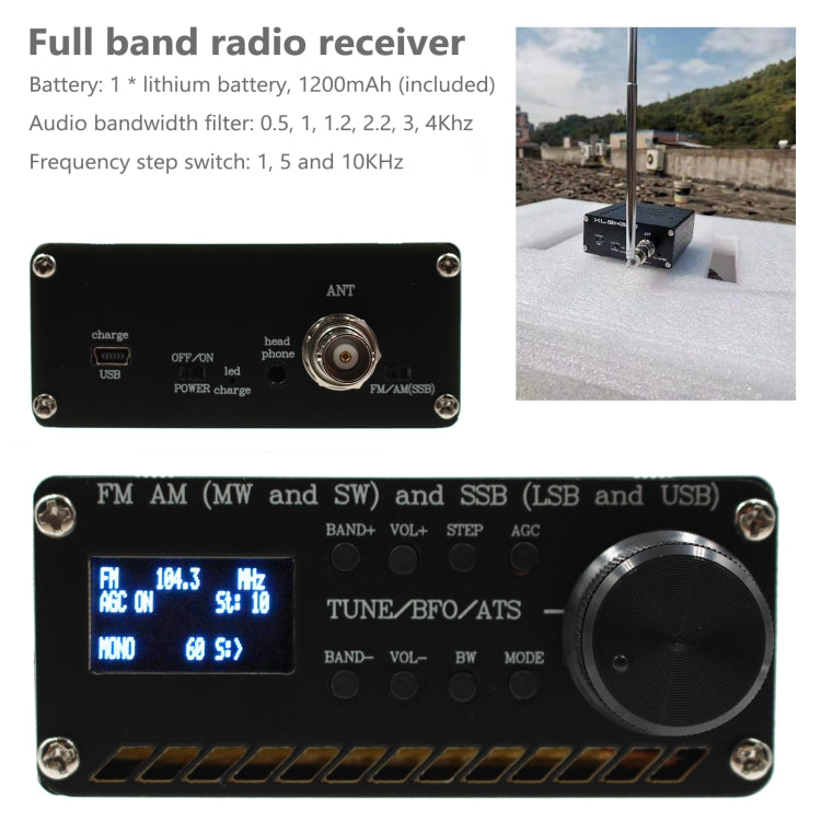 Si4732 All Band Radio Receiver FM AM (MW & SW) SSB (LSB & USB) Receiver - Player Accessories by PMC Jewellery | Online Shopping South Africa | PMC Jewellery