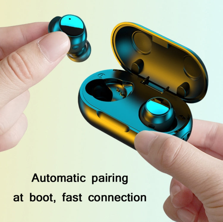 TWS-22 Bluetooth 5.0 In-Ear Sports Waterproof Noise Cancelling Touch Control Mini Headphones(White) - TWS Earphone by PMC TechLife | Online Shopping South Africa | PMC TechLife