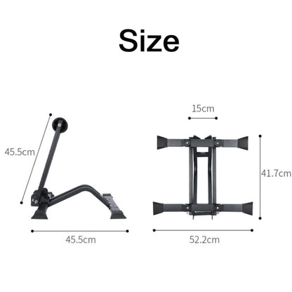 WEST BIKING Portable Bicycle Parking Display Stand(Black) - Holders by WEST BIKING | Online Shopping South Africa | PMC Jewellery | Buy Now Pay Later Mobicred