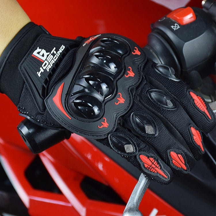 GHOST RACING GR-ST04 Motorcycle Gloves Anti-Fall Full Finger Riding Touch Gloves, Size: L(Red) - Locomotive Gloves by GHOST RACING | Online Shopping South Africa | PMC TechLife | Buy Now Pay Later Mobicred