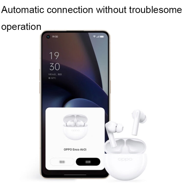 OPPO Enco Air2i In-Ear AI Call Noise Reduction Music Game Wireless Bluetooth Earphones(White) - Bluetooth Earphone by OPPO | Online Shopping South Africa | PMC Jewellery | Buy Now Pay Later Mobicred