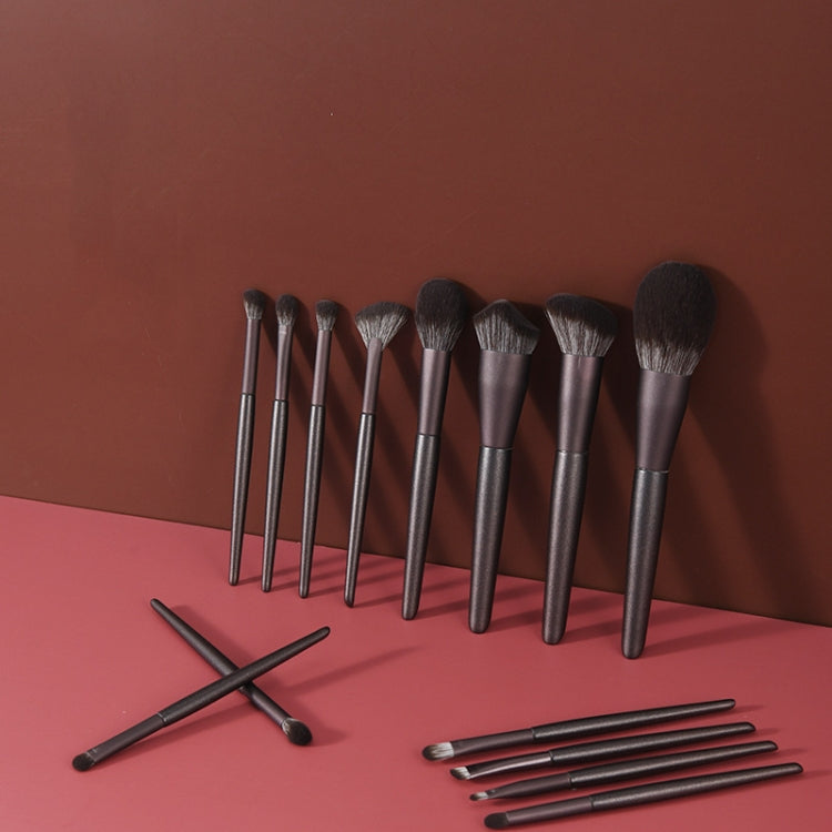 Makeup Brush Beginner Trimming Loose Powder Brush Eye Shadow Brush Makeup Brush,Style： 14 In 1 With PU Bag - Makeup Brushes by PMC Jewellery | Online Shopping South Africa | PMC Jewellery