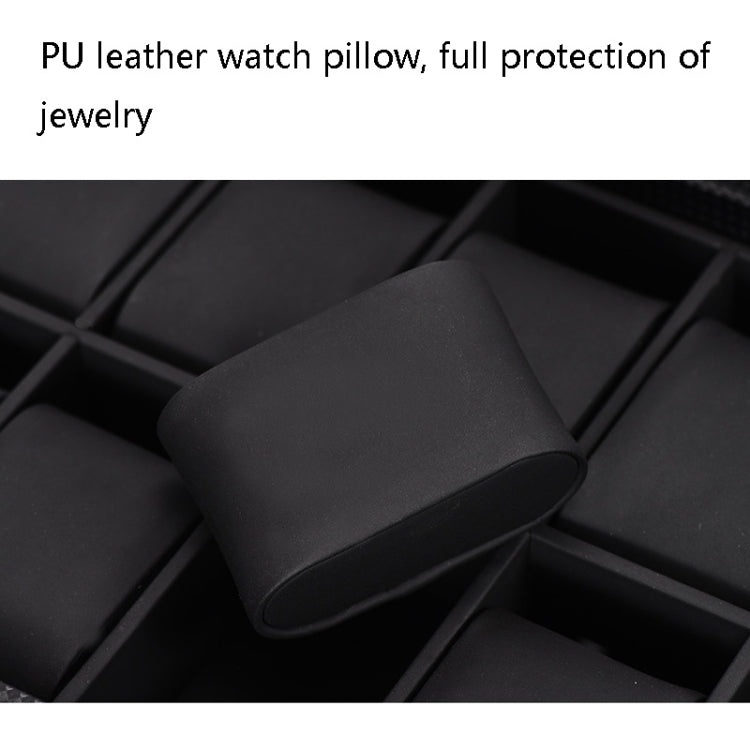 6+3 PU Watch Glasses Case Carbon Fiber PU Skin Watch Box Sunglasses Box(Brown) - Watch Storages by PMC Jewellery | Online Shopping South Africa | PMC Jewellery | Buy Now Pay Later Mobicred