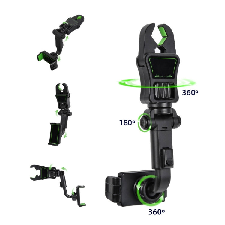 H02 Car Rearview Mirror Mobile Phone Holder Pillow Universal Car Mobile Phone Holder - Car Holders by PMC TechLife | Online Shopping South Africa | PMC TechLife