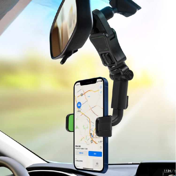 H02 Car Rearview Mirror Mobile Phone Holder Pillow Universal Car Mobile Phone Holder - Car Holders by PMC TechLife | Online Shopping South Africa | PMC TechLife