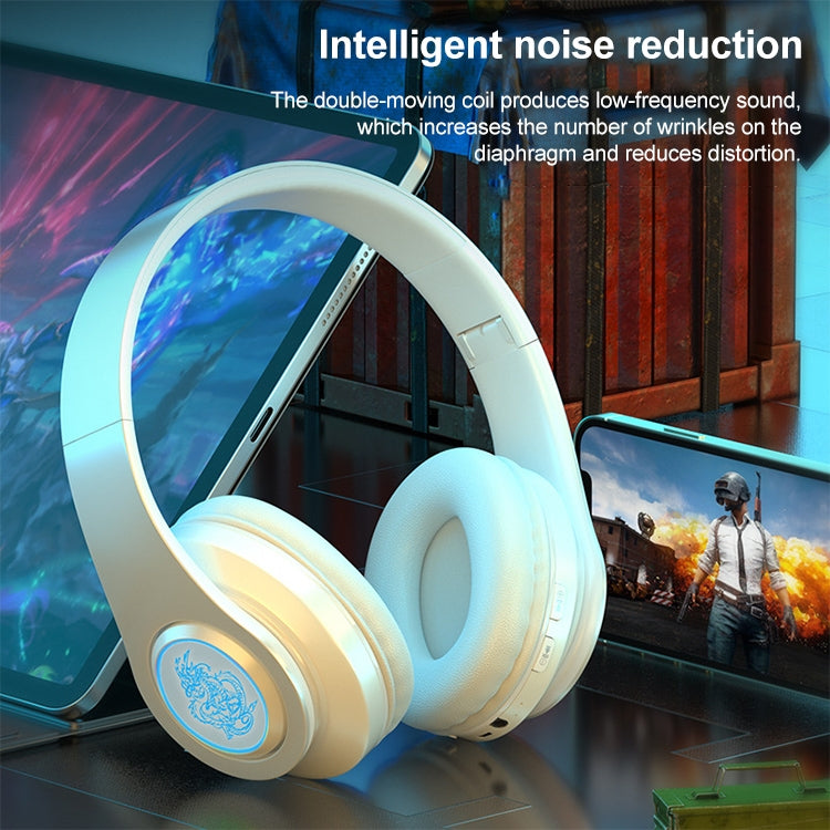 B39 Wireless Bluetooth Headset Subwoofer With Breathing Light Support TF Card(Black) - Headset & Headphone by PMC TechLife | Online Shopping South Africa | PMC TechLife | Buy Now Pay Later Mobicred