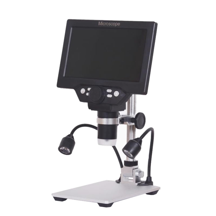 G1200D 7 Inch LCD Screen 1200X Portable Electronic Digital Desktop Stand Microscope(EU Plug Without Battery) - free shipping - PMC TechLife - Order now!