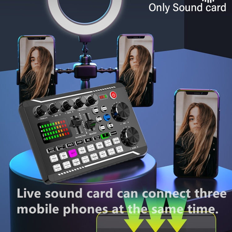 F998 Live Sound Card 16 Sound Effects Noise Reduction Mixers - free shipping - PMC TechLife - Order now!