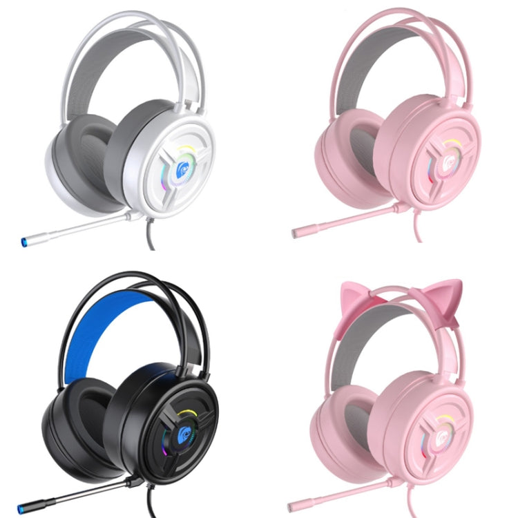 PANTSAN PSH-200 Wired Gaming Headset with Microphone, Colour: 3.5mm Pink - Multimedia Headset by PANTSAN | Online Shopping South Africa | PMC Jewellery