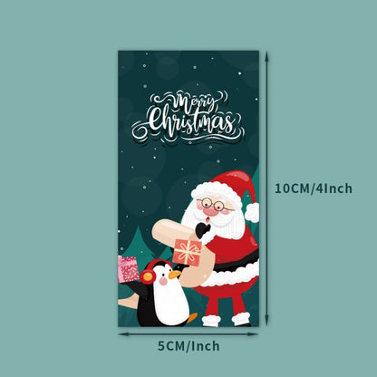 Merry Christmas Rectangular Gift Box Seal Stickers(C1) - Sticker & Tags by PMC Jewellery | Online Shopping South Africa | PMC Jewellery