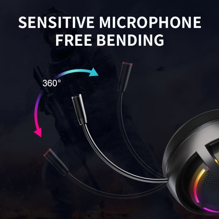 PANTSAN PSH-100 USB Wired Gaming Earphone Headset with Microphone, Colour: 7.1 USB Black - free shipping - PMC TechLife - Order now!
