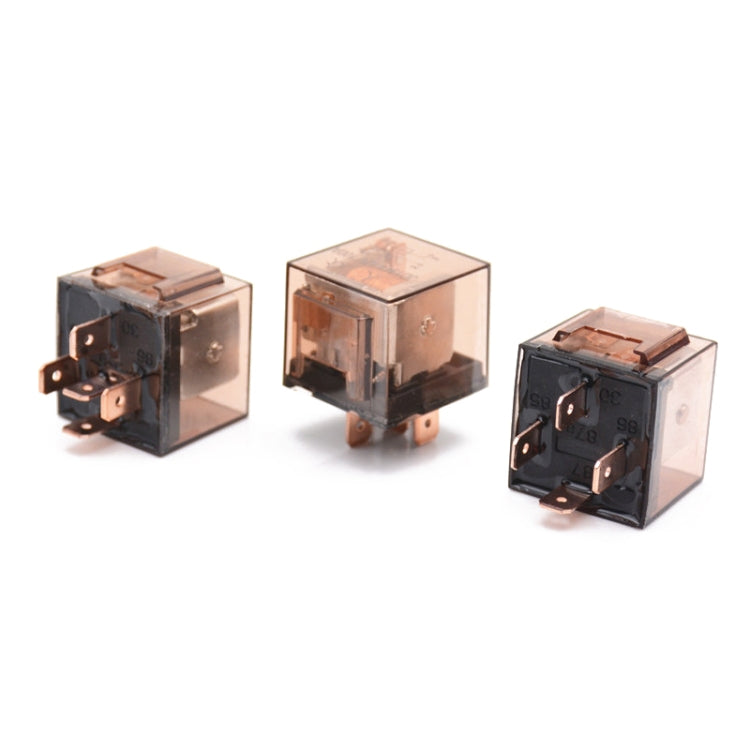 5 PCS 100A Automotive Relay With Indicator Light(12V 4 Plug 100A) - Relays by PMC TechLife | Online Shopping South Africa | PMC TechLife