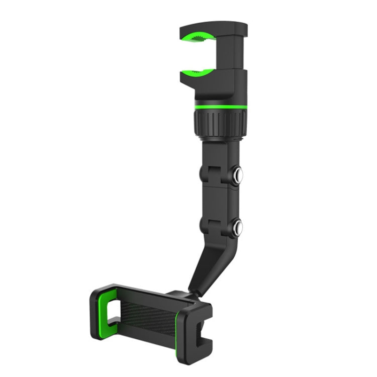 Multifunctional Vehicle-mounted Video Shooting Rearview Mirror Bracket(Green) - Car Holders by PMC TechLife | Online Shopping South Africa | PMC TechLife