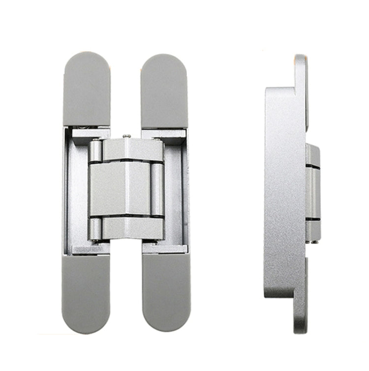 Three-Dimensional Adjustable Cross Hinge Folding Door Concealed Hinge, Specification: No. 3 Sand Silver 80kg - Furniture Accessories by PMC TechLife | Online Shopping South Africa | PMC TechLife