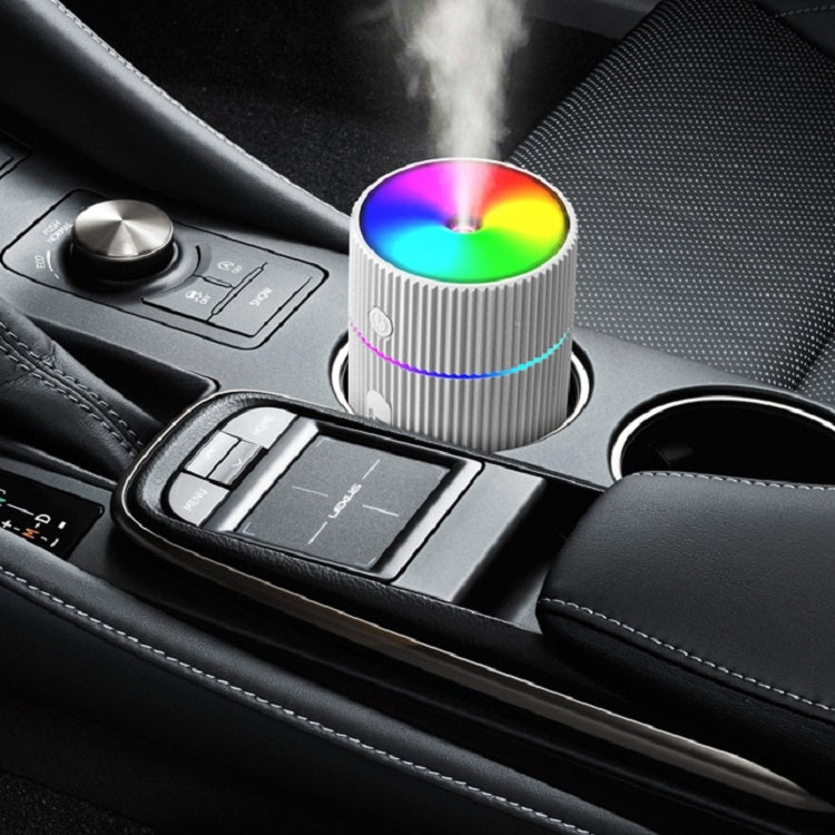 Colorful Cup Humidifier USB Mini Car Air Purifier(White) - Air Purifiers & Parts by PMC TechLife | Online Shopping South Africa | PMC TechLife
