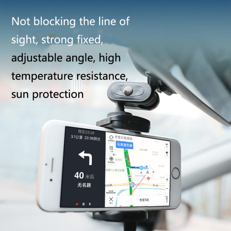5 PCS Car Rearview Mirror Phone Suction Cup Holder - Car Holders by PMC TechLife | Online Shopping South Africa | PMC TechLife