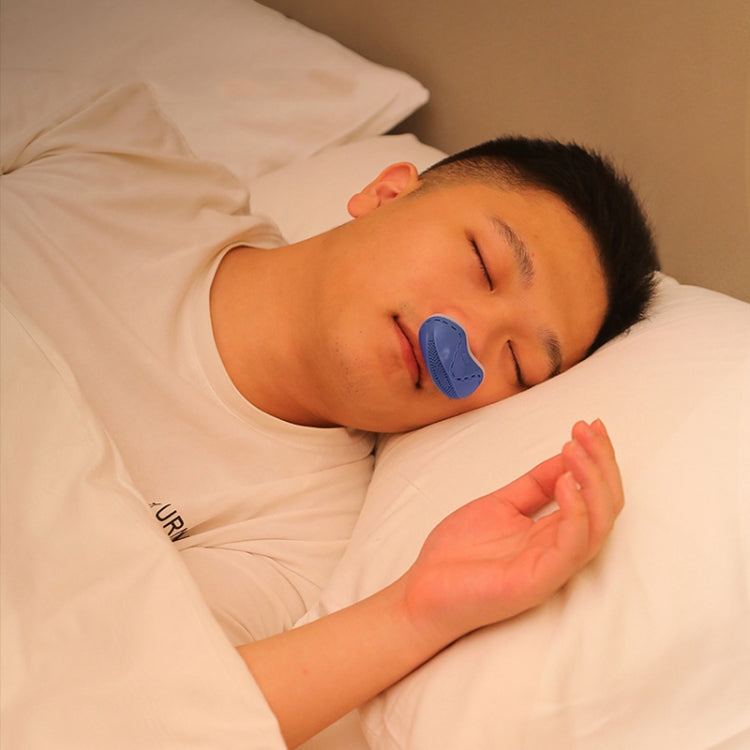 QC-002 Portable Chargeable Electric Anti-Snoring Device(Coral Blue) - Anti Snoring Tools by PMC TechLife | Online Shopping South Africa | PMC TechLife