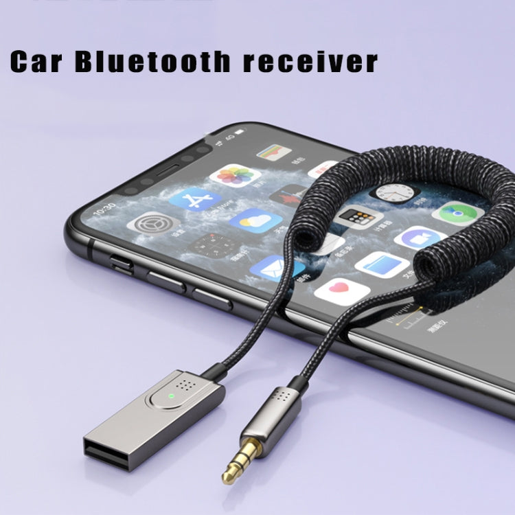 BY301 AUX Car Bluetooth 5.0 Receiver Mobile Call Bluetooth Adapter - Bluetooth Adapters by PMC TechLife | Online Shopping South Africa | PMC TechLife | Buy Now Pay Later Mobicred