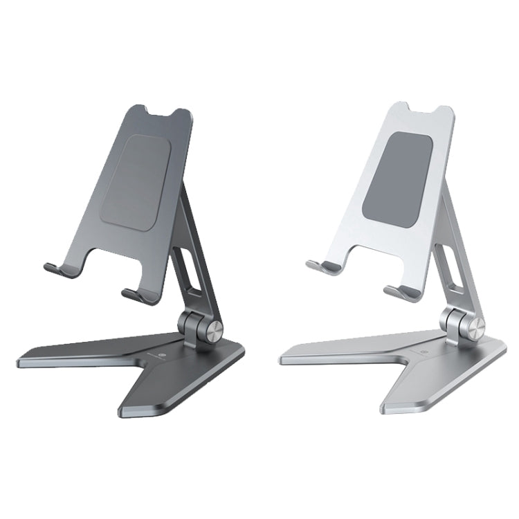 Boneruy P25 Aluminum Alloy Mobile Phone Tablet PC Stand,Style: Mobile Phone Silver - Desktop Holder by BONERUY | Online Shopping South Africa | PMC Jewellery