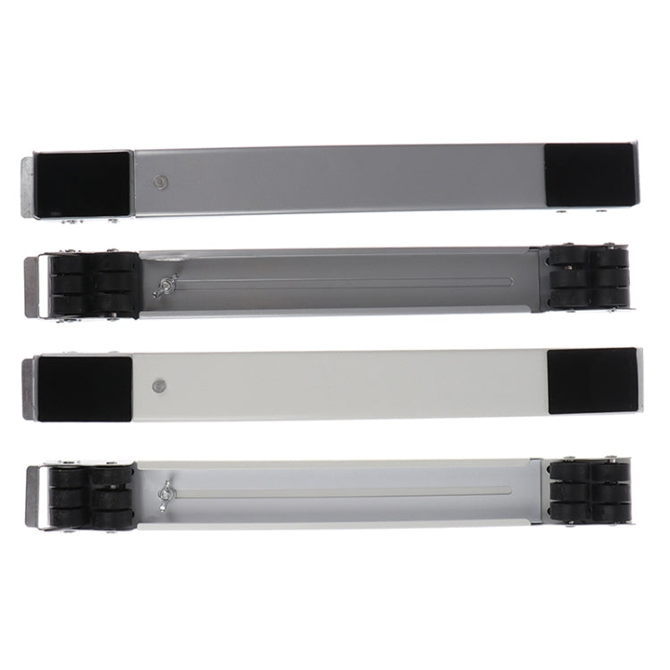 2 PCS Washing Machine Stand Movable Adjustable Refrigerator Base(Silver) - Washing Machines & Accessories by PMC TechLife | Online Shopping South Africa | PMC TechLife