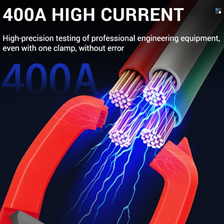 ANENG Intelligent Digital Backlit Clamp-On High-Precision Multimeter, Specification: ST182 with Temp Measurement - Digital Multimeter by ANENG | Online Shopping South Africa | PMC TechLife | Buy Now Pay Later Mobicred