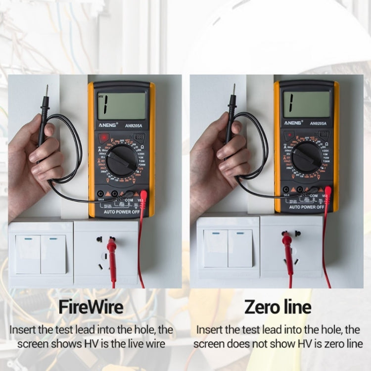 ANENG Automatic High-Precision Intelligent Digital Multimeter, Specification: AN9205A(Green) - free shipping - PMC TechLife - Order now!
