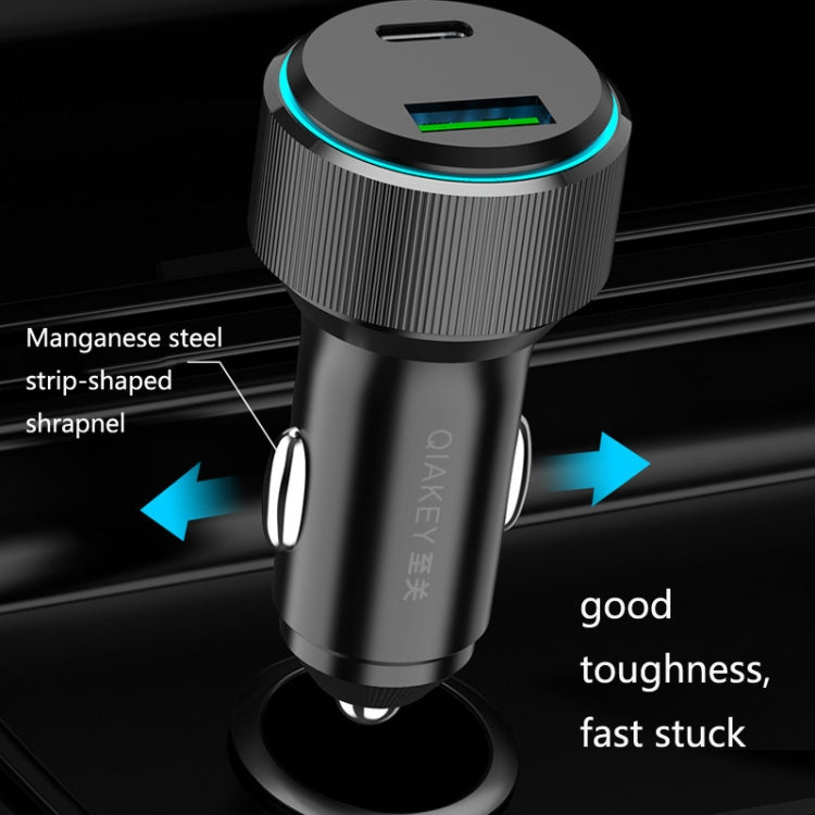 QIAKEY TM329 Dual Port Fast Charge Car Charger - free shipping - PMC TechLife - Order now!