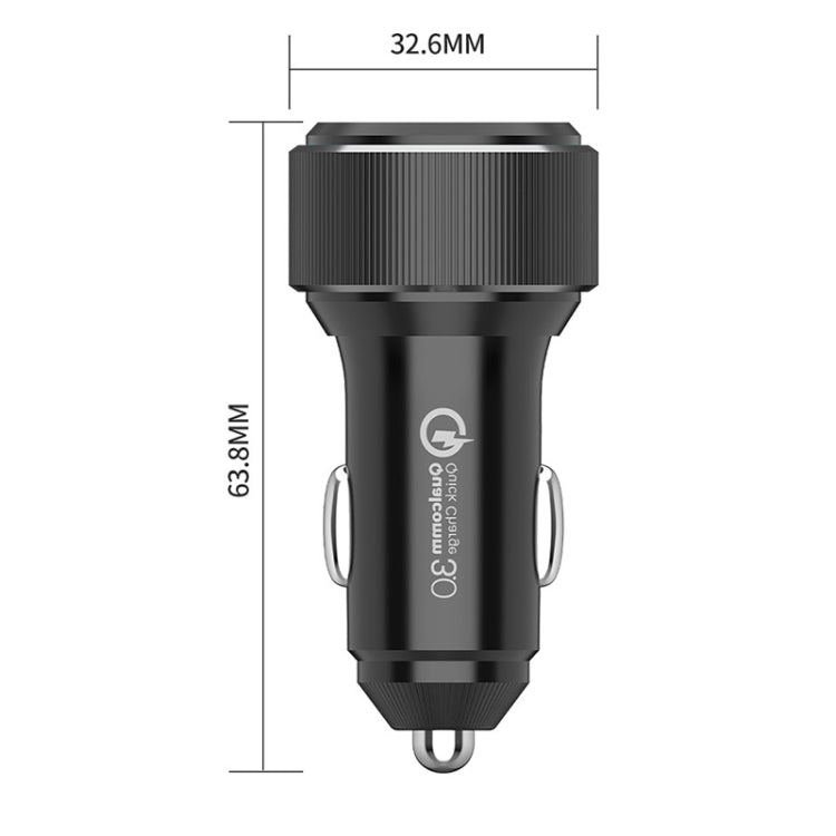 QIAKEY TM330 Dual Port Fast Charge Car Charger - free shipping - PMC TechLife - Order now!