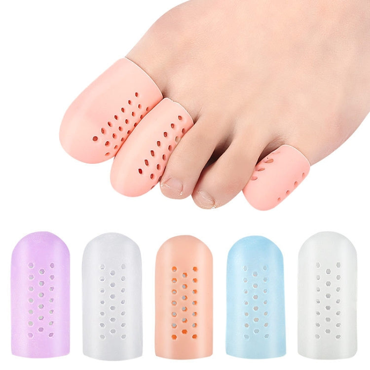 10 Pairs With Hole Toe Set High Heels Anti-Wear Anti-Pain Toe Protective Cover, Size: S(Skin Color) - Corrector by PMC Jewellery | Online Shopping South Africa | PMC Jewellery