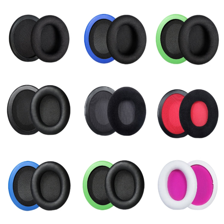 2pcs Headset Earmuffs For Kingston HyperX Cloud II / Silver / Alpha / Flight / Stinger, Color: Black Velvet - Earmuff & Pad by PMC TechLife | Online Shopping South Africa | PMC TechLife | Buy Now Pay Later Mobicred