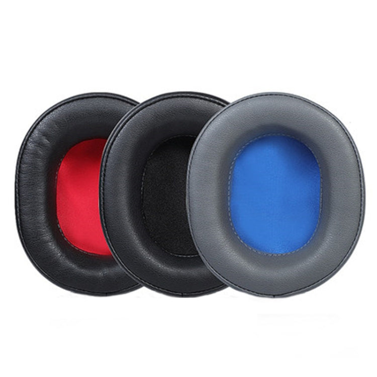 2 PCS Headset Protein Leather Earmuffs for Audio-Technica  ATH-WS660BT(Gray+Blue) - Earmuff & Pad by PMC TechLife | Online Shopping South Africa | PMC TechLife