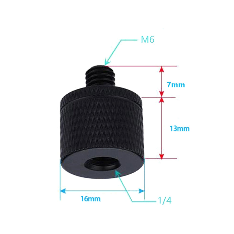 4 PCS Screw Adapter A20 1/4 Female to M6 Male  Screw -  by PMC TechLife | Online Shopping South Africa | PMC TechLife