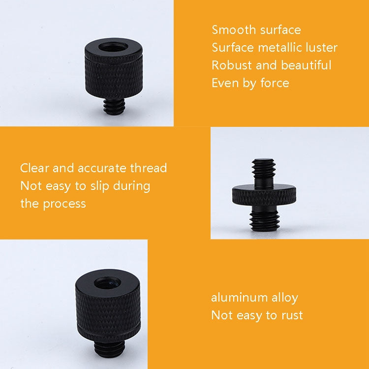 4 PCS Screw Adapter A26 1/4 Male to M6 Male Screw -  by PMC TechLife | Online Shopping South Africa | PMC TechLife