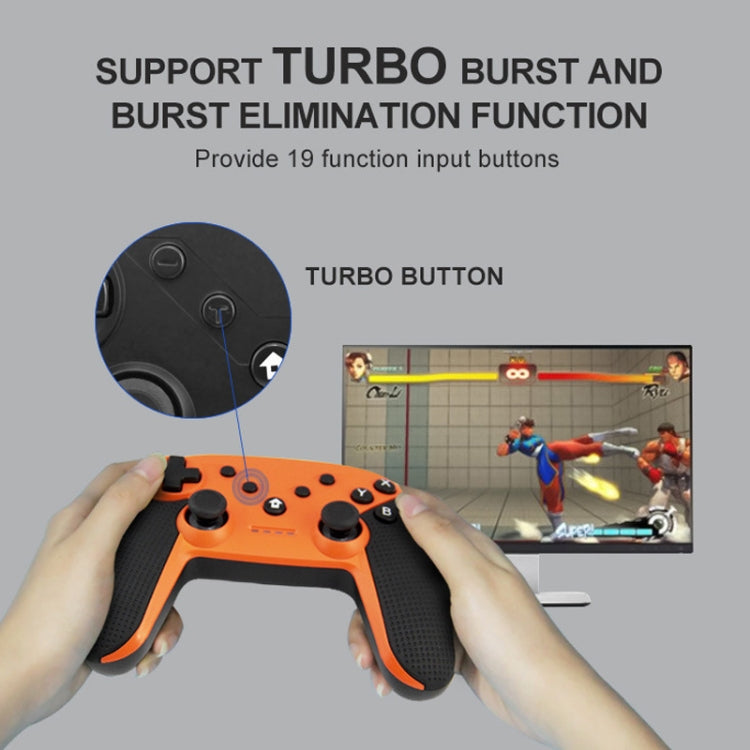 HS-SW520 3 In 1 Gamepad For Switch / PC / Android(Orange) - Gamepads by PMC TechLife | Online Shopping South Africa | PMC TechLife | Buy Now Pay Later Mobicred