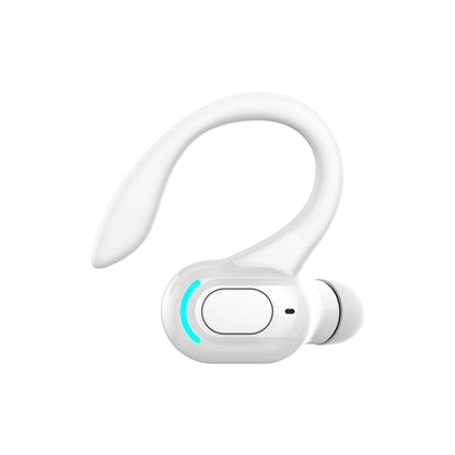 F8 Bluetooth 5.1 Ear-Mounted Stereo Wireless Sports Earphone(White) - Bluetooth Earphone by PMC Jewellery | Online Shopping South Africa | PMC Jewellery