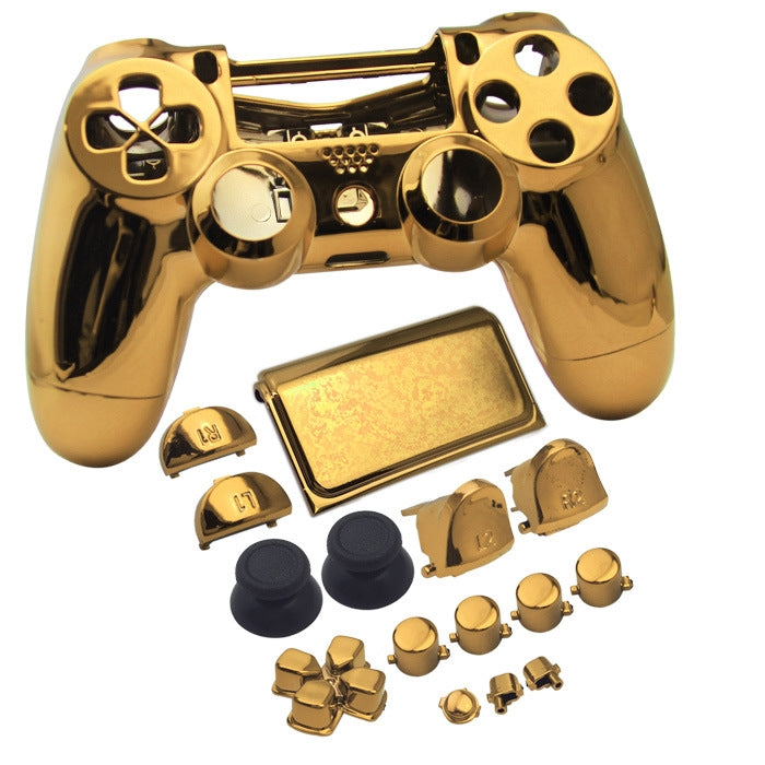 Electroplated Protective Case For PS4 Slim(Gold) - Cases by PMC TechLife | Online Shopping South Africa | PMC TechLife