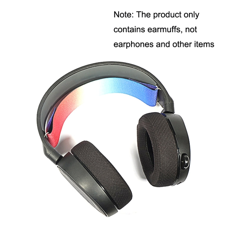 1 Pair Sponge Headset Pad for Steelseries Arctis Pro  / Arctis 3 / 5 / 7(Green Leather) - Earmuff & Pad by PMC TechLife | Online Shopping South Africa | PMC TechLife