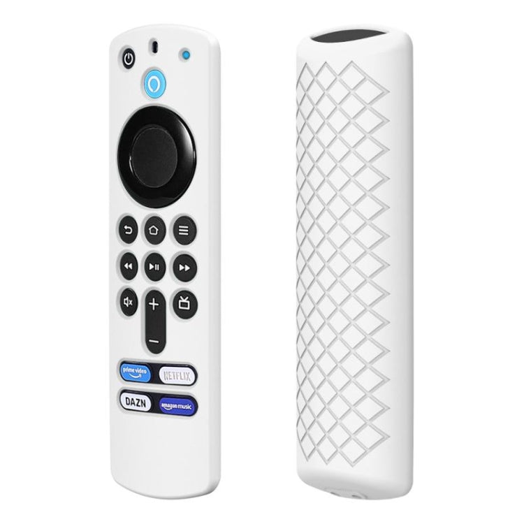 2 PCS Silicone Shell For Alexa Voice Remote 3rd Gen&TV Stick 3rd Gen(White) - Remote Control Covers by PMC TechLife | Online Shopping South Africa | PMC TechLife