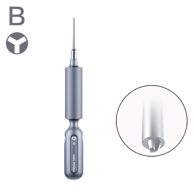 Qianli Super Tactile Grip-Type Precision Silent Dual-Bearing Screwdriver, Series: Type B Tri-point - free shipping - PMC TechLife - Order now!