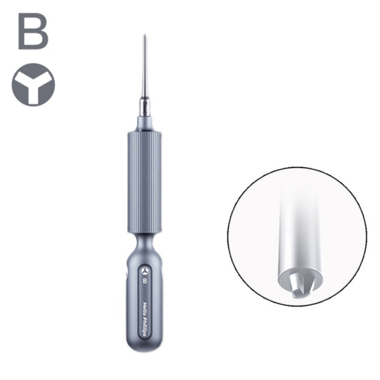 Qianli Super Tactile Grip-Type Precision Silent Dual-Bearing Screwdriver, Series: Type B Tri-point - Screwdriver by Qianli | Online Shopping South Africa | PMC Jewellery