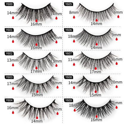 10 Pairs 3D Cat Eye False Eyelashes Naturally Thick And Fluffy Eyelashes(Y602) - Eyes by PMC Jewellery | Online Shopping South Africa | PMC Jewellery