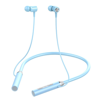 BT-63 Wireless Bluetooth Neck-mounted Magnetic Headphone(Blue) - Neck-mounted Earphone by PMC Jewellery | Online Shopping South Africa | PMC Jewellery