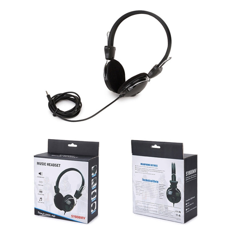 Soyto SY808MV Online Class Office Computer Headset, Cable Length: 1.6m, Color: Black 6.5mm - free shipping - PMC TechLife - Order now!