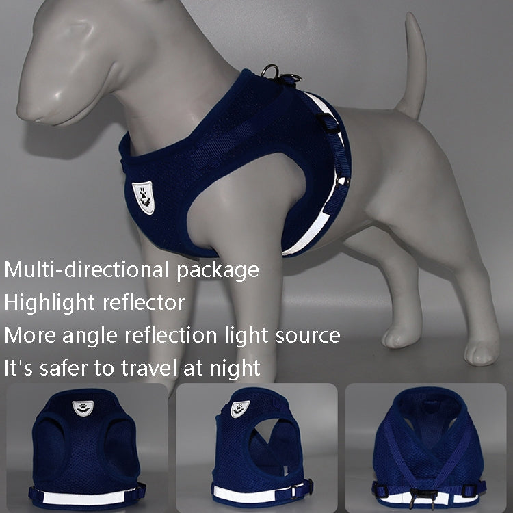 BL-844 Pet Chest Straps Reflective Breathable Dog Rope, Size: M(Black) - Leashes & Chest Strap by PMC TechLife | Online Shopping South Africa | PMC TechLife | Buy Now Pay Later Mobicred