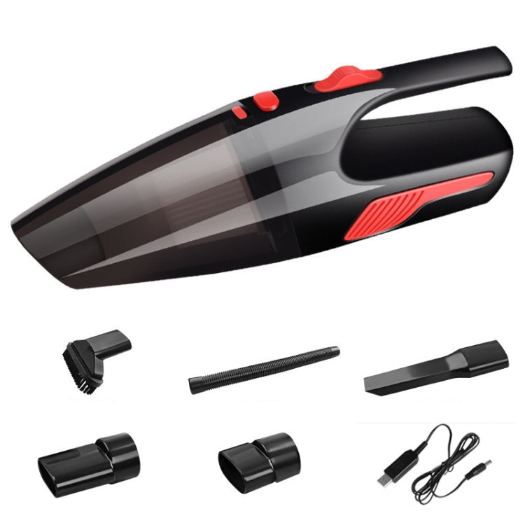 CS1016 120W Cordless Dry Wet Car Handheld Vacuum Cleaner With Light(Black) - free shipping - PMC TechLife - Order now!