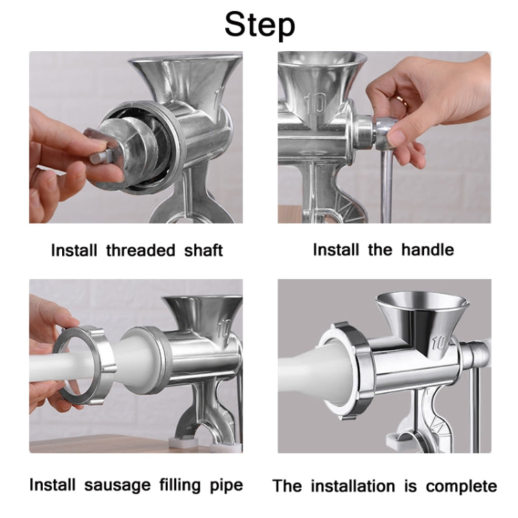Household Manual Grinder Sausage Machine, Specification: No. 10 Large - free shipping - PMC TechLife - Order now!