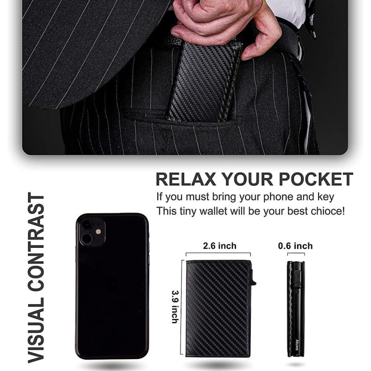 Anti-Theft Positioning Wallet Men Card Holder Mini Wallets For Airtag(Cowhide Black) - Wallet Series by PMC TechLife | Online Shopping South Africa | PMC TechLife