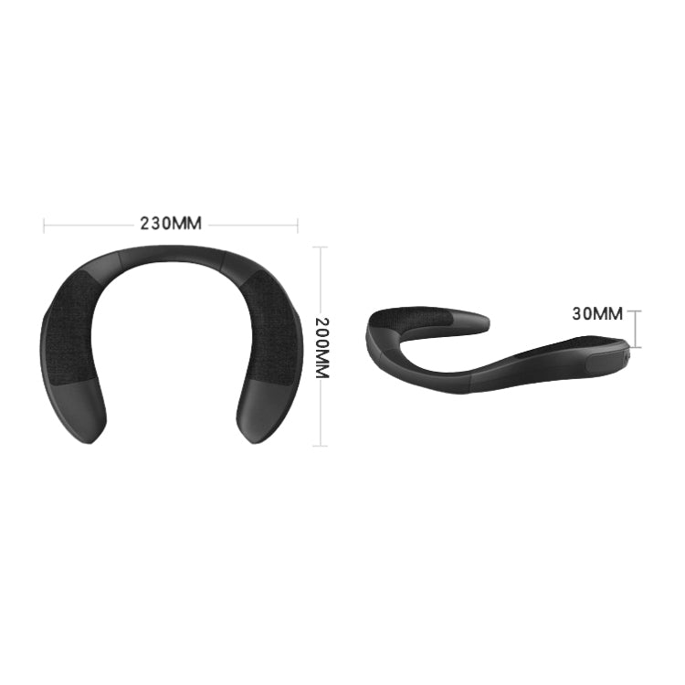 EBS-909 Portable Neck-mounted Wireless Bluetooth Speaker(Black) - Mini Speaker by PMC TechLife | Online Shopping South Africa | PMC TechLife